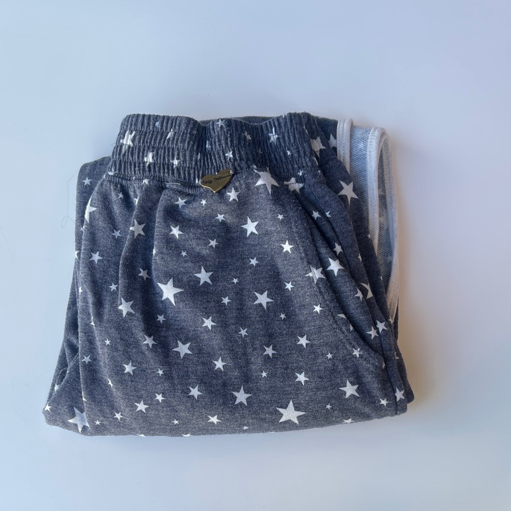 Cute Booty Lounge Distressed Navy Star Lounge Pants